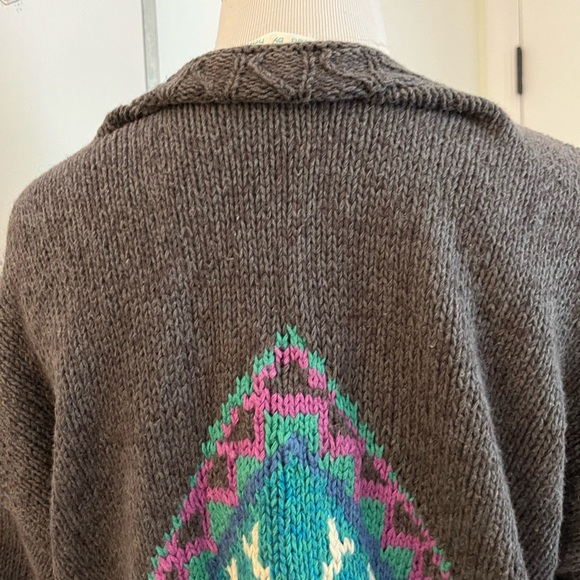 Vintage Segrets Sun Prints Button Front Cardigan Size Small - Picture 5 of 9